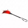 KINK – Piros, szarv formájú tollas érzéki csiklandozó, 36 cm
