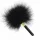 KINK – Fekete-arany fém toll csiklandozó, 18 cm