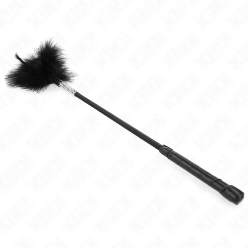 KINK - Csiklandozó toll strasszos nyéllel, 50 cm