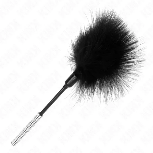 KINK - Csiklandozó toll strasszos nyéllel, 27 cm