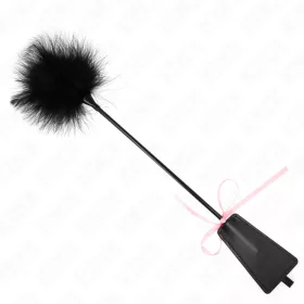 KINK - Csiklandozó toll rózsaszín masnival, 49 cm
