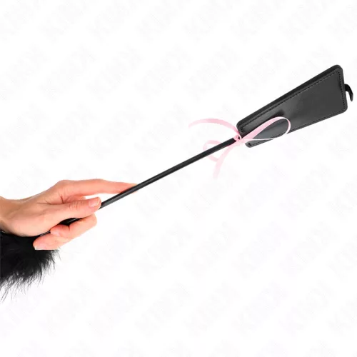 KINK - Csiklandozó toll rózsaszín masnival, 49 cm