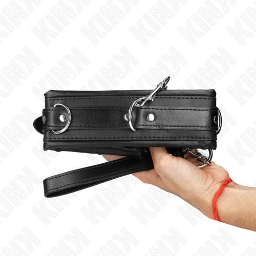 KINK – Állítható fém nyakörv pórázzal (Model 4)