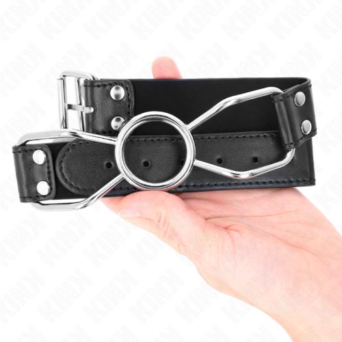 KINK – Fém gyűrűs szájtágító, 60 x 3 cm, S méret (3 cm)