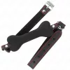 KINK – Fekete csont formájú szájpecek, szilikon, állítható pánttal, 12 cm