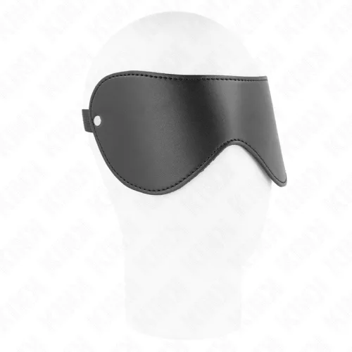 KINK – Bőrhatású szegecses szemkötő, 23 × 9,5 cm