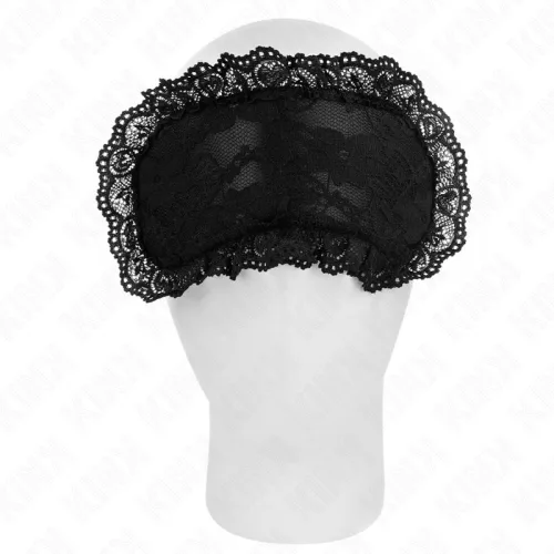 KINK – Csipkés szemkötő, 22,5 × 11 cm, fekete