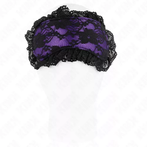 KINK – Csipkés szemkötő, 22,5 × 11 cm, lila