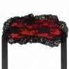KINK – Csipkés szemkötő, 22,5 × 11 cm, piros