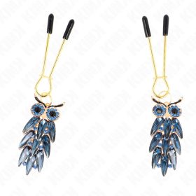   KINK – Bagoly medálos, állítható mellbimbócsipesz, 6 cm