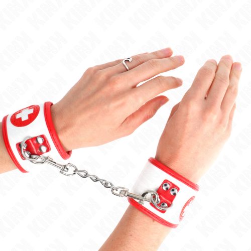 KINK – Mini Nurse állítható csuklópánt, fehér, 18–23 cm