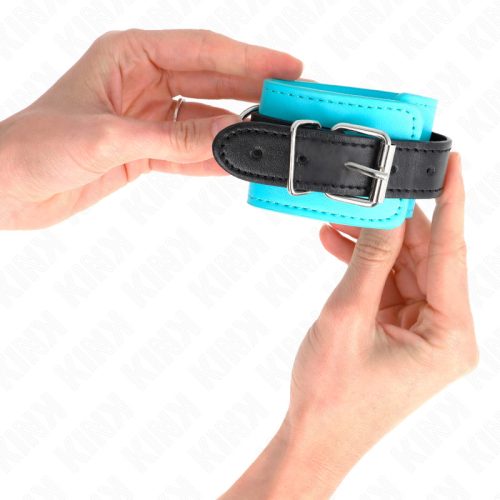 KINK – Állítható csuklórögzítő puha szőrme béléssel, kék