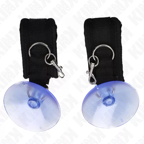 KINK – Tapadókorongos, állítható csuklóbilincs, fekete