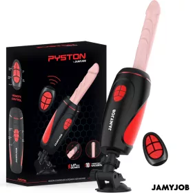   JAMYJOB – PYSTON automata dildó maszturbátor távirányítóval, újratölthető