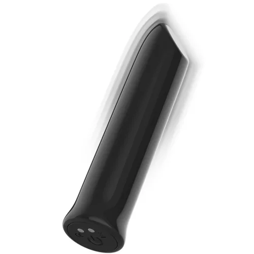 INTENSE – Todrick újratölthető csiklóizgató vibrátor, fekete, 10,2 x 2,5 cm