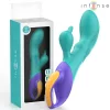 INTENSE – Fred nyuszis vibrátor, újratölthető, 19,7 cm, kék