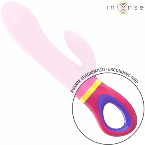 INTENSE – Daphne nyuszis vibrátor, rózsaszín, 19,1 cm