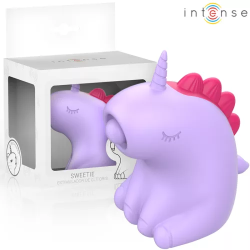 INTENSE – Sweetie unikornis nyelvstimulátor pulzáló funkcióval, újratölthető, rózsaszín