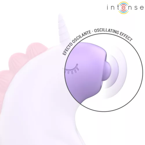 INTENSE – Sweetie unikornis nyelvstimulátor pulzáló funkcióval, újratölthető, rózsaszín