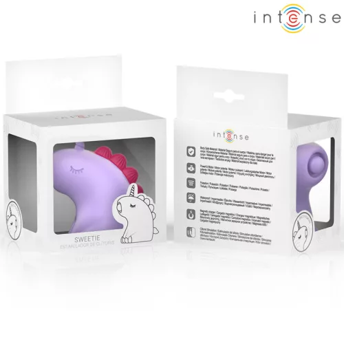 INTENSE – Sweetie unikornis nyelvstimulátor pulzáló funkcióval, újratölthető, rózsaszín