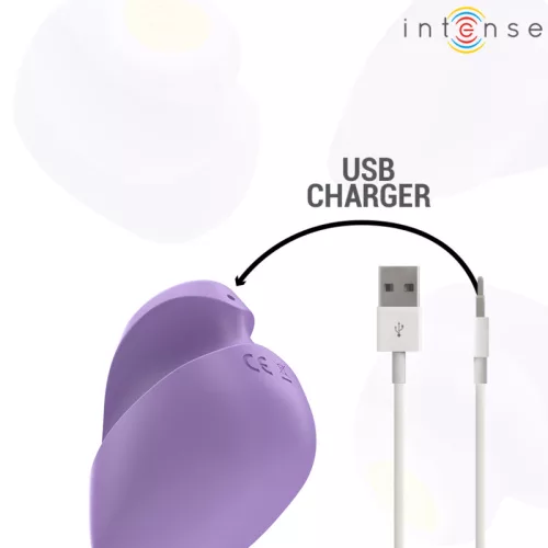 INTENSE – Ursula újratölthető csikló stimulátor, 10 rezgésmód, lila