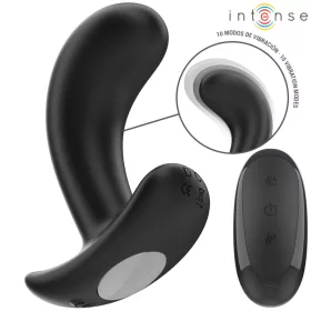   INTENSE – Chandler távirányítós anál plug, 10 rezgésmód, újratölthető, fekete