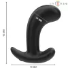 INTENSE – Chandler távirányítós anál plug, 10 rezgésmód, újratölthető, fekete