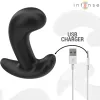 INTENSE – Chandler távirányítós anál plug, 10 rezgésmód, újratölthető, fekete