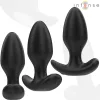 INTENSE – Joey távirányítós vibrációs anál plug, 10 rezgésmód, újratölthető, fekete