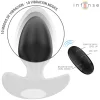 INTENSE – Joey távirányítós vibrációs anál plug, 10 rezgésmód, újratölthető, fekete