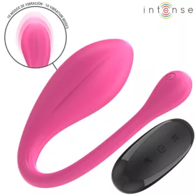   INTENSE – Janice U alakú dupla stimulációs vibrátor távirányítóval, újratölthető, pink
