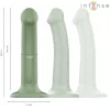 INTENSE – Becca távirányítós vibrátor tapadókoronggal, újratölthető, 10 rezgésmód, zöld