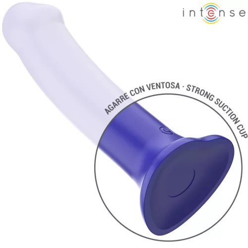 INTENSE – Victoria távirányítós vibrátor tapadókoronggal, 10 rezgésmód, újratölthető, sötétkék