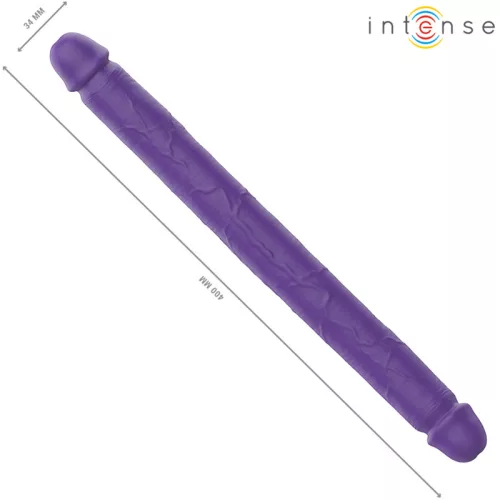 INTENSE - Gunter újratölthető dupla vibrátor, távirányítóval, lila