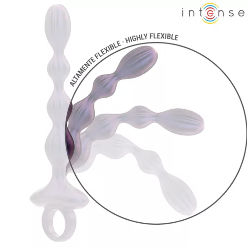 INTENSE – Jackie távirányítós vibrációs anál plug, 10 rezgésmód, újratölthető, fekete