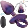 INTENSE – Michael távirányítós vibrációs anál plug, 10 rezgésmód, újratölthető, fekete