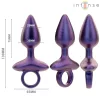 INTENSE – Michael távirányítós vibrációs anál plug, 10 rezgésmód, újratölthető, fekete