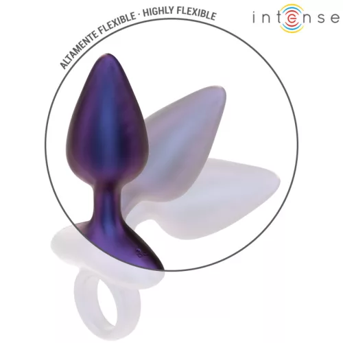 INTENSE – Michael távirányítós vibrációs anál plug, 10 rezgésmód, újratölthető, fekete
