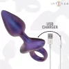 INTENSE – Michael távirányítós vibrációs anál plug, 10 rezgésmód, újratölthető, fekete