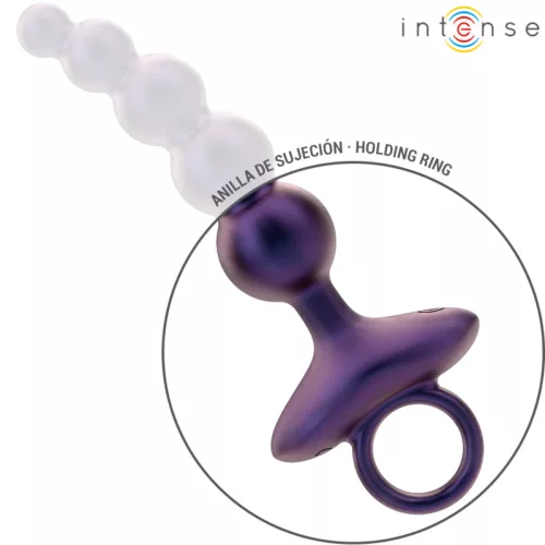 INTENSE – Tito vibrációs anál plug távirányítóval, újratölthető, 10 rezgésmód, fekete