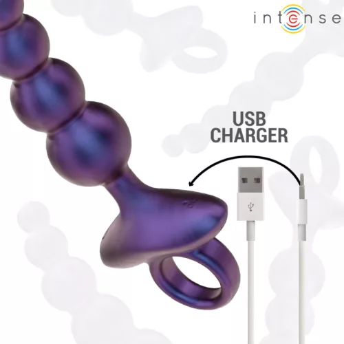 INTENSE – Tito vibrációs anál plug távirányítóval, újratölthető, 10 rezgésmód, fekete