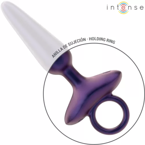 INTENSE – Marlon távirányítós vibrációs anál plug, 10 rezgésmód, újratölthető, fekete