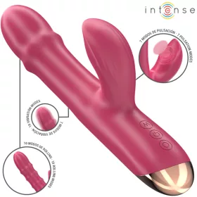   INTENSE – Chloe 3 az 1-ben multifunkciós vibrátor, újratölthető, piros