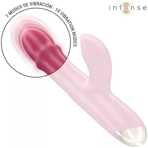 INTENSE – Chloe 3 az 1-ben multifunkciós vibrátor, újratölthető, piros