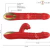 INTENSE – Thalia multifunkciós újratölthető vibrátor lökő és vibrációs funkcióval, piros