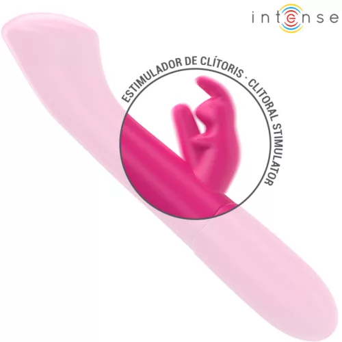 INTENSE – Julieta nyuszis vibrátor, 10 rezgésmód, újratölthető, rózsaszín