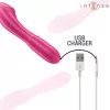 INTENSE – Belinda flexibilis újratölthető vibrátor, 19 cm, pink