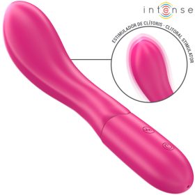   INTENSE – Lisette vibrátor, rugalmas szár, 10 rezgésmód, rózsaszín, 19 cm