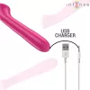 INTENSE – Paty flexibilis újratölthető vibrátor, 19 cm, 10 rezgésmód, pink