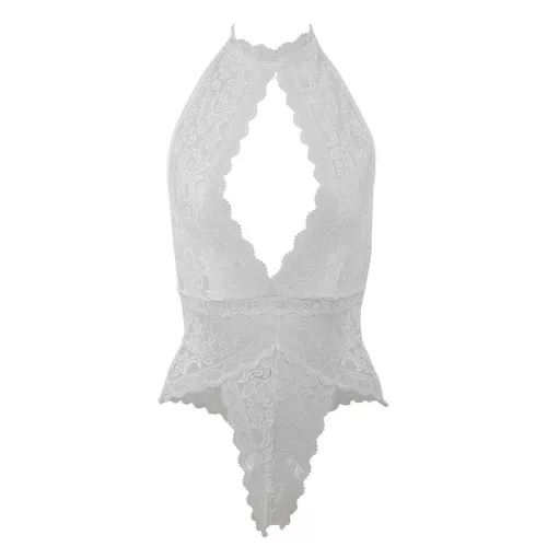 SUBBLIME – Csipke body, fehér, L/XL